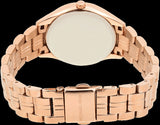 Michael Kors Lauryn Mother of Pearl Dial Rose Gold Steel Strap Watch for Women - MK3716