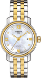 Tissot T Classic Bridgeport Automatic Mother of Pearl Dial Two Tone Steel Strap Watch for Women - T097.410.22.116.00