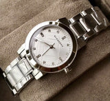 Burberry The City Silver Dial Silver  Steel Strap Watch for Women - BU9213