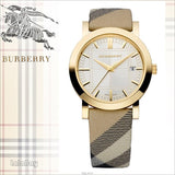 Burberry Heritage Silver Dial Leather Strap Watch for Women - BU1398