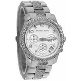 Michael Kors Runway White Dial Silver Steel Strap Watch for Women - MK5825