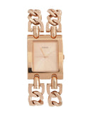 Guess Mod Heavy Metal Rose Gold Dial Rose Gold Steel Strap Watch For Women - W1117L3