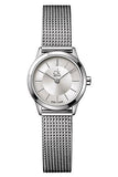 Calvin Klein Minimal White Dial Silver Mesh Bracelet Watch for Men - K3M22126