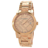 Burberry The City Rose Gold Dial Rose Gold Steel Strap Watch for Women - BU9146