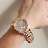 Burberry The Classic Rose Gold Dial Rose Gold Steel Strap Watch for Men - BU10013