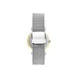 Versace Meander Blue Dial Silver Mesh Bracelet Watch for Women - VELW00520