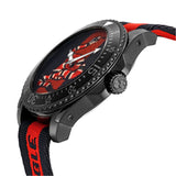 Gucci Dive Blue & Red Dial Blue & Red Nylon Strap Watch For Men - YA136214