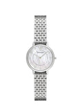 Emporio Armani Kappa Mother of Pearl Dial Silver Mesh Bracelet Watch For Women - AR2511