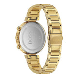 Hugo Boss Flawless Gold Dial Gold Steel Strap Watch for Women - 1502532