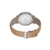 Hugo Boss Spirit Grey Dial Brown Leather Strap Watch for Men - 1513691