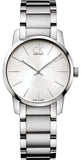 Calvin Klein City Silver Dial Silver Steel Strap Watch for Women - K2G23126