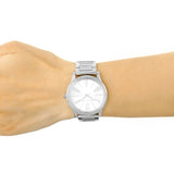 Michael Kors Hartman Quartz Silver Dial Silver Steel Strap Watch For Women - MK3489