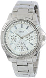 Guess Mini Phantom Silver Dial Silver Steel Strap Watch for Women - W0235L1