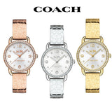 Coach Delancey White Dial Silver Steel Strap Watch for Women - 14502353