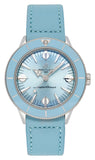 Breitling Superocean Heritage '57 Pastel Paradise Blue Dial Blue Leather Strap Watch for Women - A10340161C1X1