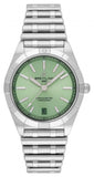 Breitling Chronomat Automatic 36 Green Dial Silver Steel Strap Watch for Women - A10380101L1A1