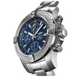 Breitling Avenger Chronograph 45mm Blue Dial Silver Steel Strap Watch for Men - A13317101C1A1