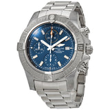 Breitling Avenger Chronograph 45mm Blue Dial Silver Steel Strap Watch for Men - A13317101C1A1