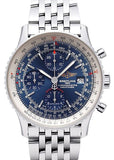 Breitling Navitimer Heritage Special Edition Blue Dial Silver Steel Strap Mens Watch - A1332412/C942