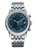 Breitling Navitimer Heritage Special Edition Blue Dial Silver Steel Strap Mens Watch - A1332412/C942