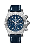 Breitling Avenger Chronograph 43 Blue Dial Blue Nylon Strap Watch for Men - A13385101C1X1