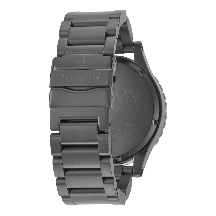 Nixon 51-30 Chronograph Grey Dial Grey Steel Strap Watch for Men - A083-1062
