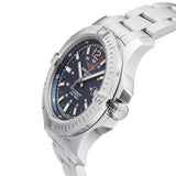 Breitling Colt Automatic 44mm Blue Dial Silver Steel Strap Mens Watch - A1738811/C906/173A