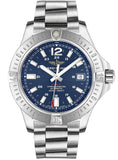 Breitling Colt Automatic 44mm Blue Dial Silver Steel Strap Mens Watch - A1738811/C906/173A