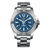 Breitling Colt Automatic 44mm Blue Dial Silver Steel Strap Mens Watch - A1738811/C906/173A