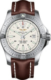 Breitling Colt Automatic 44mm Brown Leather Strap Mens Watch - A1738811/G791/437X