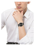 Calvin Klein City Grey Dial Black Leather Strap Watch For Men - K2G21107