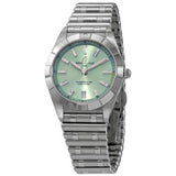 Breitling Chronomat 32 Diamonds Green Dial Silver Steel Strap Watch for Women - A77310101L1A1