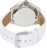 Fossil Cecile White Dial White Leather Strap Watch for Women - AM4486