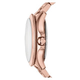 Fossil Jesse Crystal Rose Gold Dial Rose Gold Steel Strap Watch for Women - ES3020