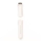 Emporio Armani Classic Chronograph White Dial White Rubber Strap Watch For Men - AR1054