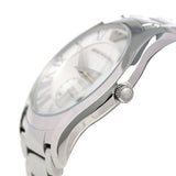 Emporio Armani Dress Quartz Silver Dial Silver Steel Strap Watch For Men - AR11084