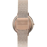 Emporio Armani Kappa Pink Dial Pink Mesh Bracelet Watch For Women - AR11129