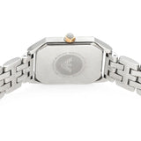 Emporio Armani Gianni T Bar Mother of Pearl Dial Two Tone Steel Strap Watch For Women - AR11146