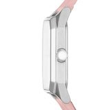 Emporio Armani Quartz White Dial Pink Leather Strap Watch For Women - AR11207