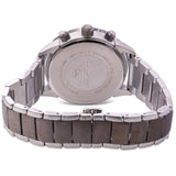 Emporio Armani Chronograph Grey Dial Two Tone Steel Strap Watch For Men - AR11391