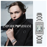Emporio Armani AR11625m watch on woman, with product detail