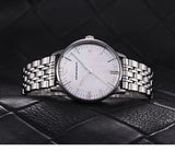 Emporio Armani Classic Quartz Mother of Pearl Dial Silver Steel Strap Watch For Women - AR1602