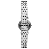 Emporio Armani Gianni T Bar Mother of Pearl Dial Silver Steel Strap Watch For Women - AR1688