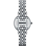 Emporio Armani Gianni T-Bar Mother of Pearl Dial Silver Stainless Steel Watch For Women - AR1908