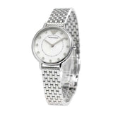 Emporio Armani Kappa Mother of Pearl Dial Silver Mesh Bracelet Watch For Women - AR2511