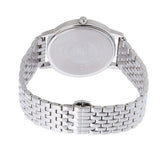 Emporio Armani Kappa Quartz White Dial Silver Steel Strap Watch For Men - AR80014