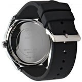 Guess G-Twist Quartz Black Dial Black Silicone Strap Watch For Men  - W0911L8