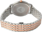 Emporio Armani Kappa Quartz Silver Dial Two Tone Mesh Bracelet Watch For Men - AR11093