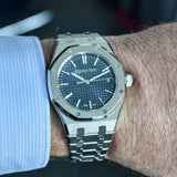 Audemars Piguet Royal Oak Automatic Blue Dial Silver Steel Strap Watch for Men - 15550ST.OO.1356ST.02