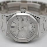 Audemars Piguet Royal Oak Automatic White Dial Silver Steel Strap Watch for Women - 77350ST.OO.1261ST.01